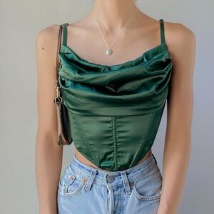 Urban Outfitters silk corset